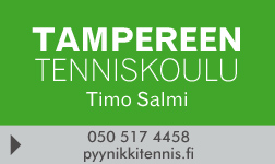 Tampereen tenniskoulu Timo Salmi logo